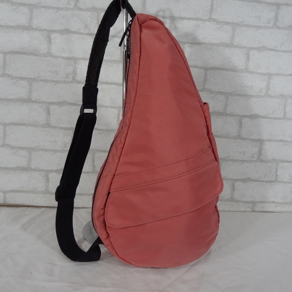 L.L. Bean Handbags - L.L.Bean Ameribag Coral Pink Sling Shoulder Bag